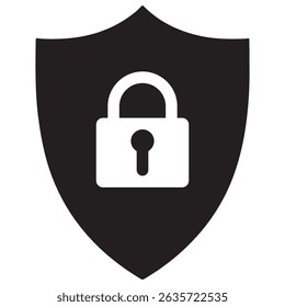 Ícone de escudo de segurança isolado no fundo branco.símbolo, sinal, seguro, seguro, escudo, guarda, ícone, isolado, privacidade, proteção, segurança, projeto, vetor, proteger, fundo branco.
