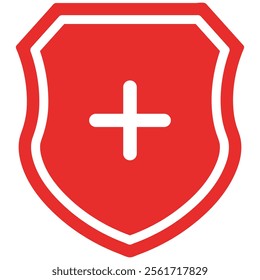 Security shield icon, security shield logotype with check mark. Shield check mark icon or security shield protection icon with tick symbol