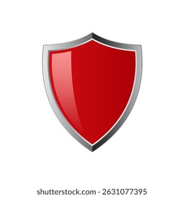 Conjunto de iconos de escudo de seguridad con aspecto 3D, logotipo de escudo de seguridad con marca de verificación y candado. Símbolo del escudo de seguridad. Ilustración vectorial