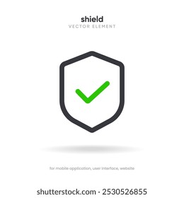 Security shield icon. Security symbol. Safety, protection, antivirus sign