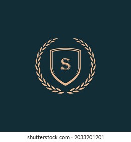 Security shield icon. Vector illustration