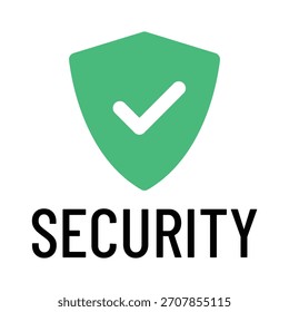 Security Shield Icon – Verified Protection Symbol