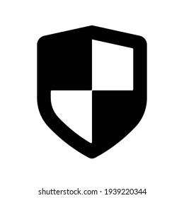 Icono de escudo de seguridad.vida,seguro (ilustración vectorial)