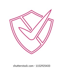 Security Shield Icon/Line Icon