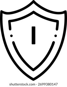 Security shield icons, security shields logotypes with check mark and padlock. Safety shield symbols. Vector illustration