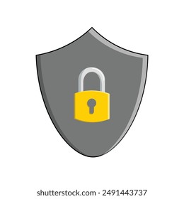 security shield icons, Security shield symbols. Vector illustration.