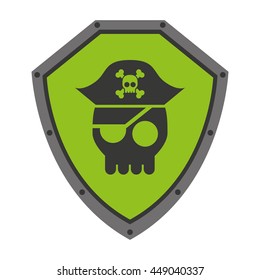 security shield with isolated icon design, vector illustration  graphic 