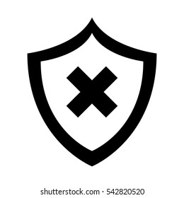 security shield isolated icon vector illustration design