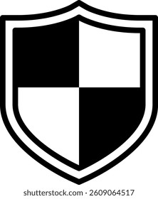 Security Shield Isolated Vector Icon