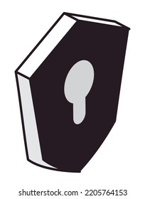 icono de estilo isométrico del escudo de seguridad