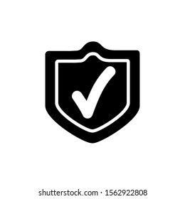 security shield line style icon vector illustration design