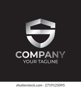 Diseño de logotipos de Security Shield para seguridad cibernética y protección de datos