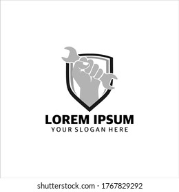 security shield logo design template