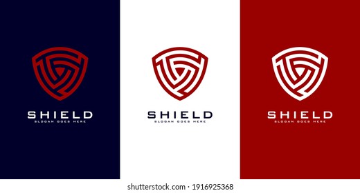 Security Shield Logo vector premium