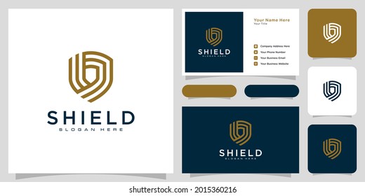 Security Shield Logo Vector Premium