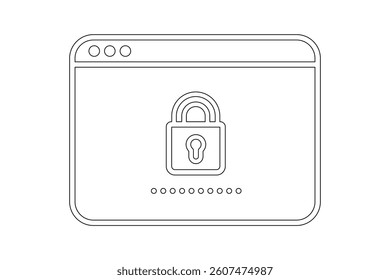 Security Shield with Padlock Icon, padlock security icon vector, secure padlock symbol design, digital lock icon, privacy protection lock symbol, encrypted data padlock icon