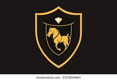 Security Shield With Padlock logo,Shield security with lock symbol. Protection, safety, password security vector icon illustration