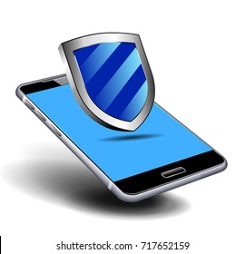 Security Shield Phone Cell Smart Mobile Protection Of Your Phone