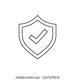Sicherheitsschild, Symbol für die Schutzsymbol-Linie, Symbol einzeln auf weißem Hintergrund