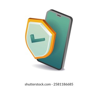 Security shield with smartphone technology