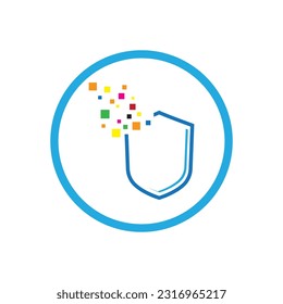 security and shield symbol  design template element