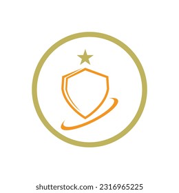 security and shield symbol  design template element