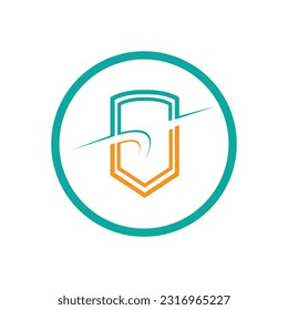 security and shield symbol  design template element