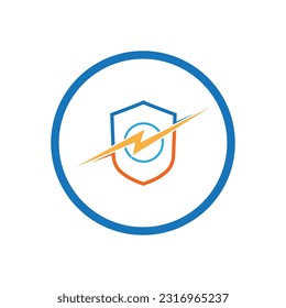 security and shield symbol  design template element