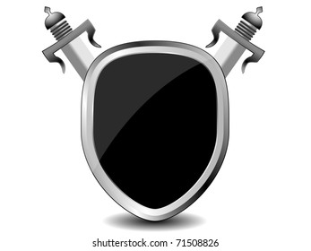 security shield symbol icon vector illustration on white background