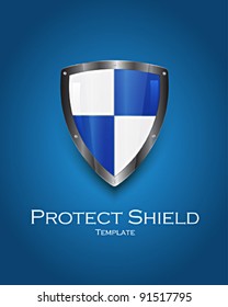 security shield symbol icon vector illustration