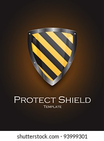 security shield symbol icon vector illustration