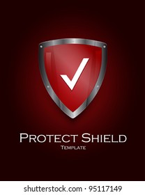 security shield symbol icon vector illustration