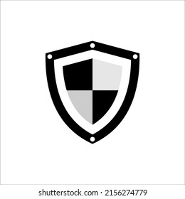Security shield symbol. Vector illustration.