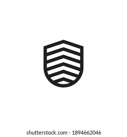 Security shield vector symbol illustration