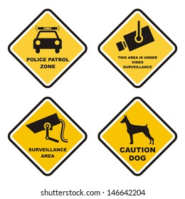 Security signs