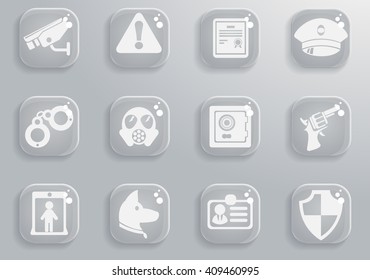 Security simply symbols for web and user interface