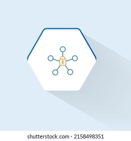 Security Solution icon vector design