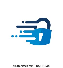 Security Speed Logo Icon Design