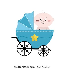 security stroller with baby child inside