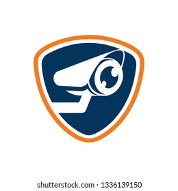Security Surveillance Eye Camera Watch Logo Icon Template