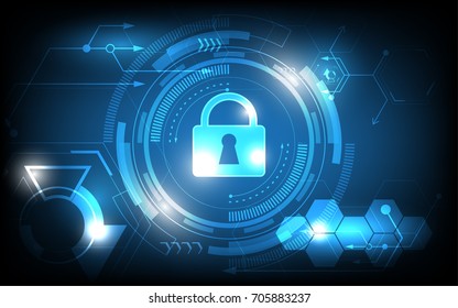 Security switch Abstract technology background innovation concept