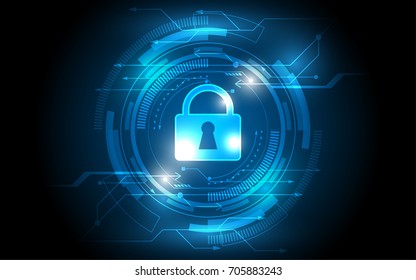 Security switch Abstract technology background innovation concept