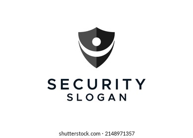 security symbol logo vector 3d