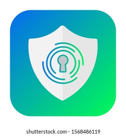 Security symbol for your web site design, logo, app, UI. Vector illustration, EPS10.
