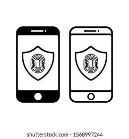 Security symbol for your web site design, logo, app, UI. Vector illustration, EPS10