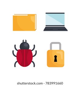 security system concept icons