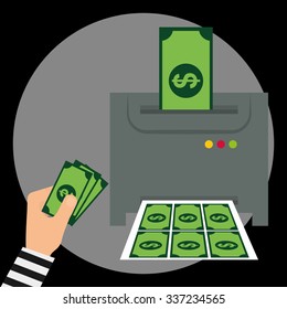 Security System  concept with online icons design, vector illustration 10 eps graphic