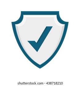 Security system concept. shield icon. protection concept. vector