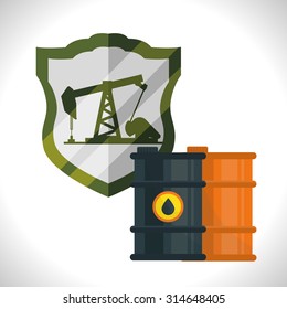 Security System concept with warning icons design, vector illustration 10 eps graphic.