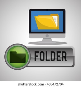 Security System design. Protection icon. Isolated illustration, vector